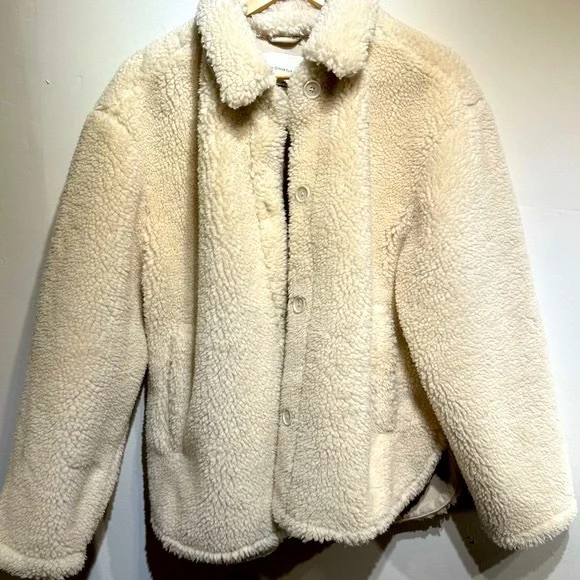 Aritzia Babaton Newsroom Sherpa Shirt Jacket - Picture 3 of 7